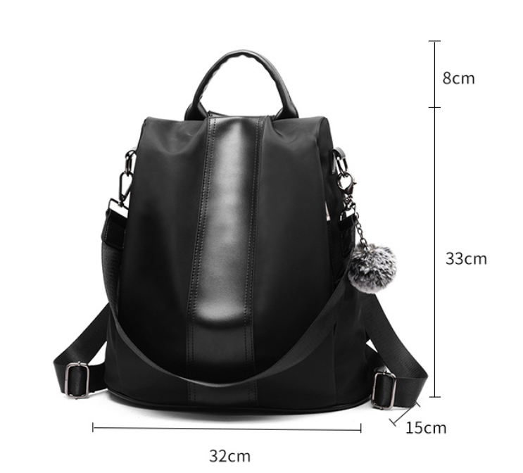 Premium Leather Waterproof 3 Way Anti Theft Women's Backpack - Executive-Skincare