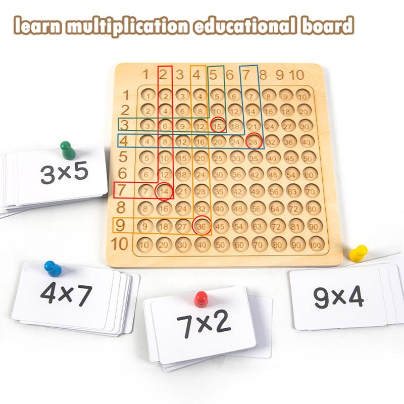 Wooden Montessori Multiplication Board Game - Executive-Skincare