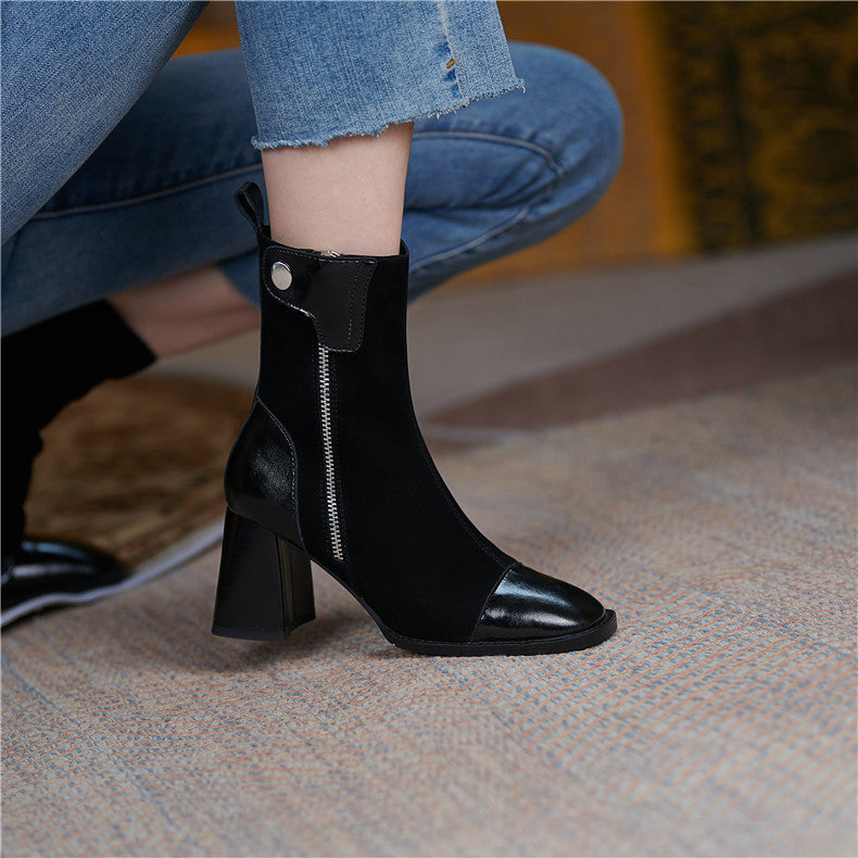 Fashion High Heel Martin Boots Fashion - Executive-Skincare