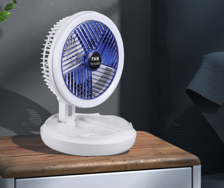 4 Speed Adjustable USB Charging Foldable Table Fan - Executive-Skincare