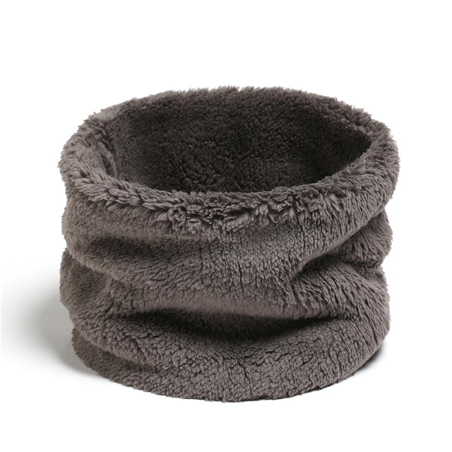 Solid Thick Plush Ring Scarf - Executive-Skincare