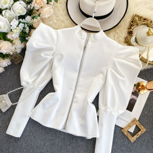 Korean Court Style Blouse - Executive-Skincare