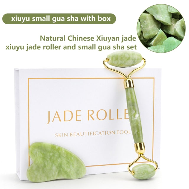 Natural Rose Quartz Jade Roller - Executive-Skincare