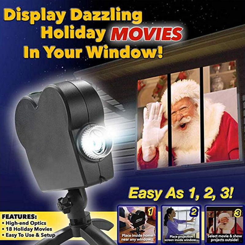 Window LED Light Display Laser Halloween Home DJ Show Lamp Christmas Spotlights Projector - Executive-Skincare