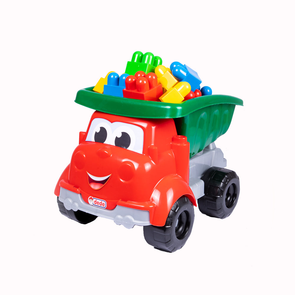 Dede Toy Truck with Pieces of Blocks, 30 Pieces, For 3+ years old, - Executive-Skincare