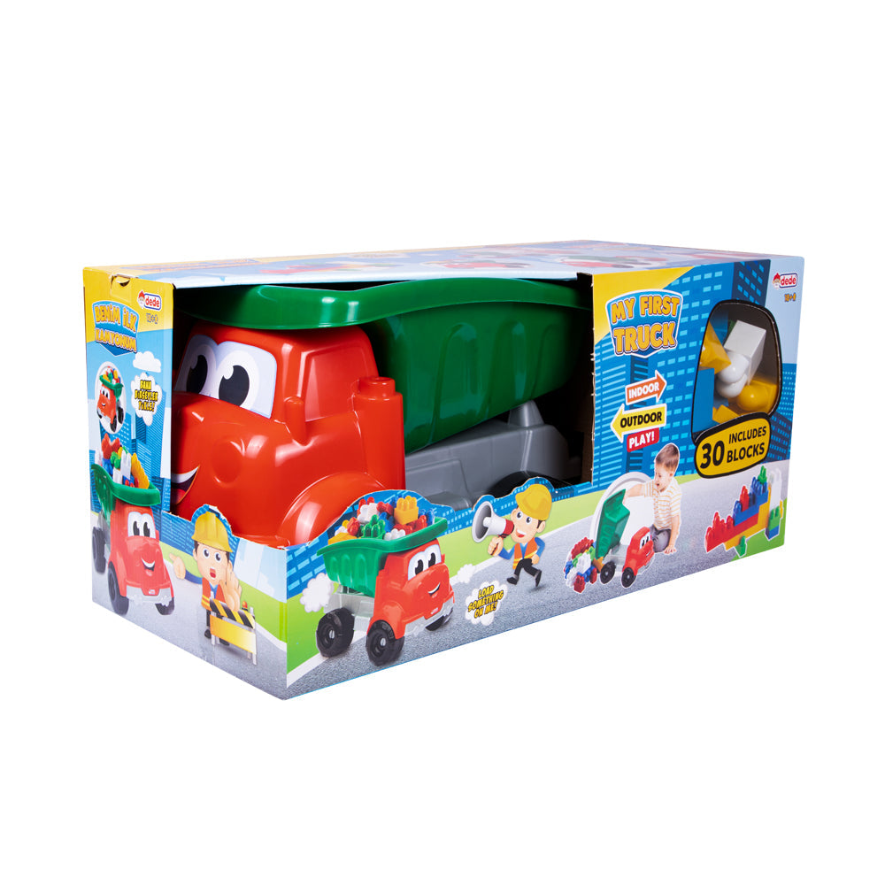 Dede Toy Truck with Pieces of Blocks, 30 Pieces, For 3+ years old, - Executive-Skincare