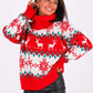 Women's Christmas  Turtleneck Long Sleeve Sweater - Executive-Skincare