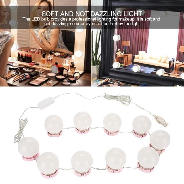 Dressing Table LED Adjustable Brightness Lights - Executive-Skincare