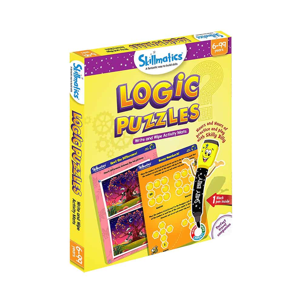 Skillmatics Logic Puzzle - Build Logic & Problem Solving Skills In - Executive-Skincare