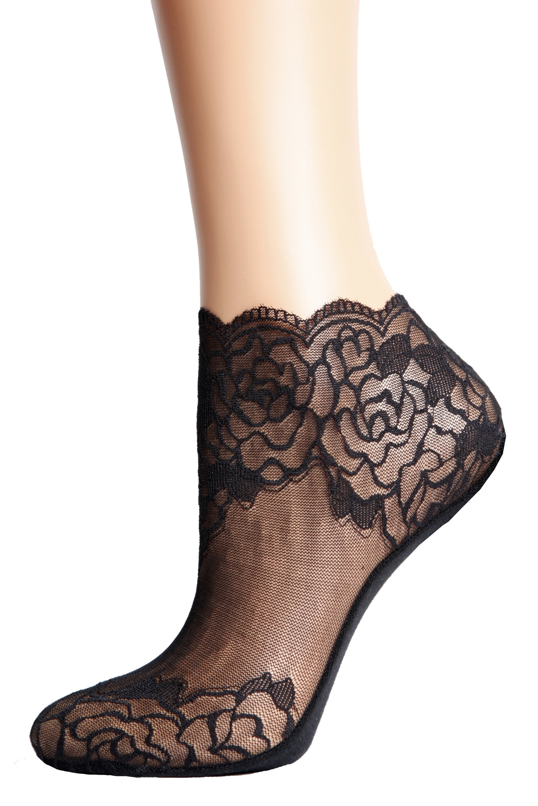 TERESA black lace socks for women - Executive-Skincare